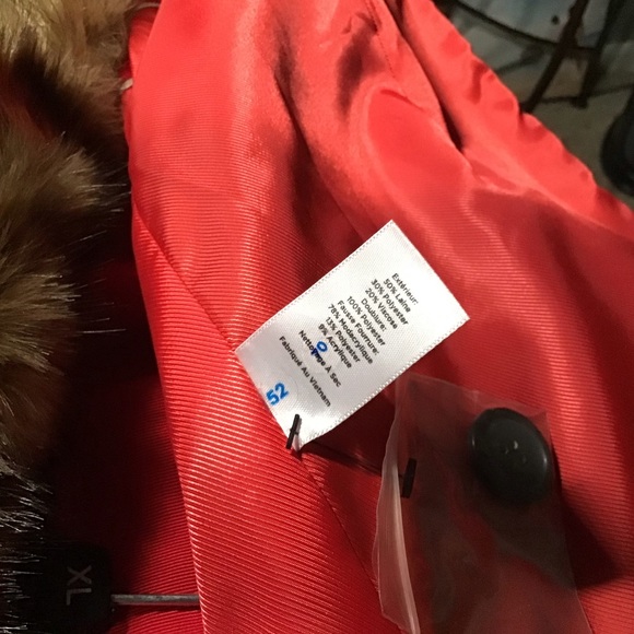 💲ON SALE💲TALBOTS NWT AUTHENTIC WOOL BLEND TAN FAUX FUR COLLAR CLASSIC COAT - Picture 14 of 17